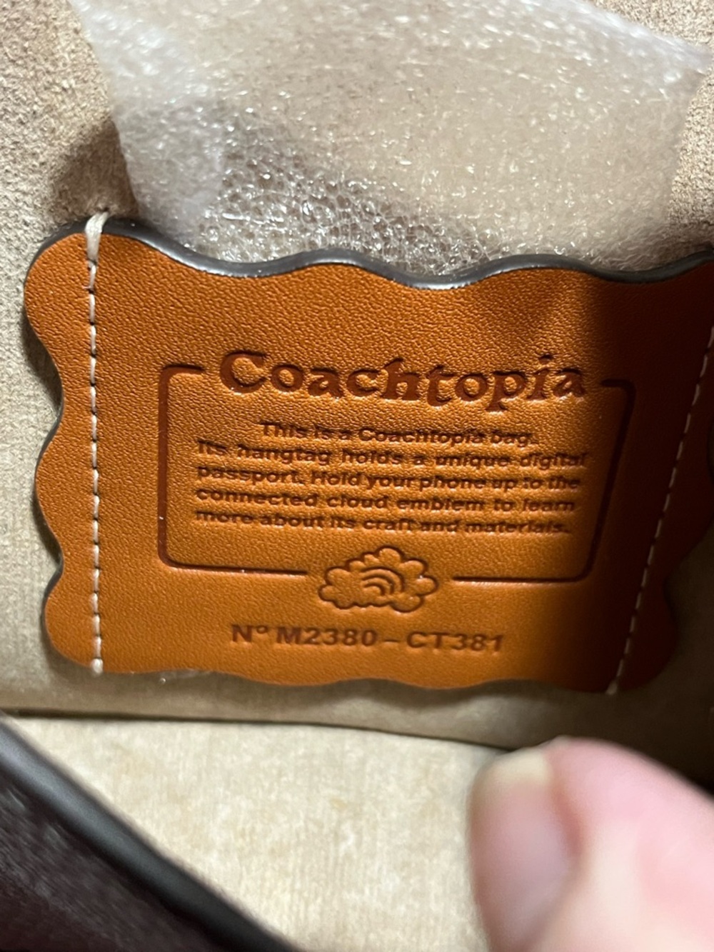 Coach Coachtopia Wavy Double Pouch Crossbody NWT Washed Steel Blue - Picture 9 of 16